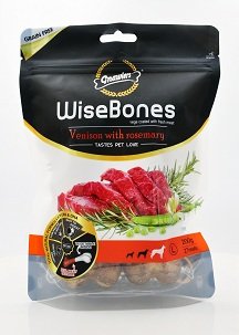 Gnawlers Wise Bones Venison with Rosemary 200g