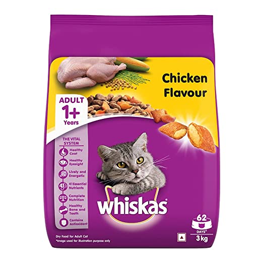 Whiskas Chicken Flavour Adult 3kg