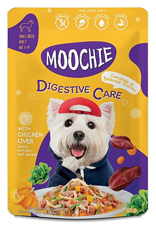 Moochie Digestive care with chicken liver 85g
