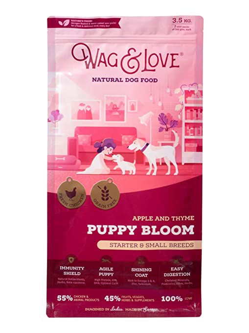 wag & love Puppy bloom Starter & Small Breed 3.5kgs