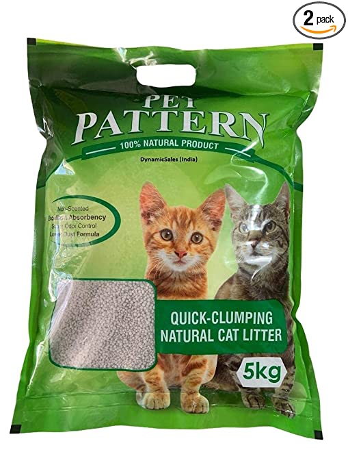 Pet Pattern Quick-Clumping Natural Cat Litter 10kg
