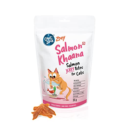 CZ Salmon Khaana Jerky Bites for Cats 35g