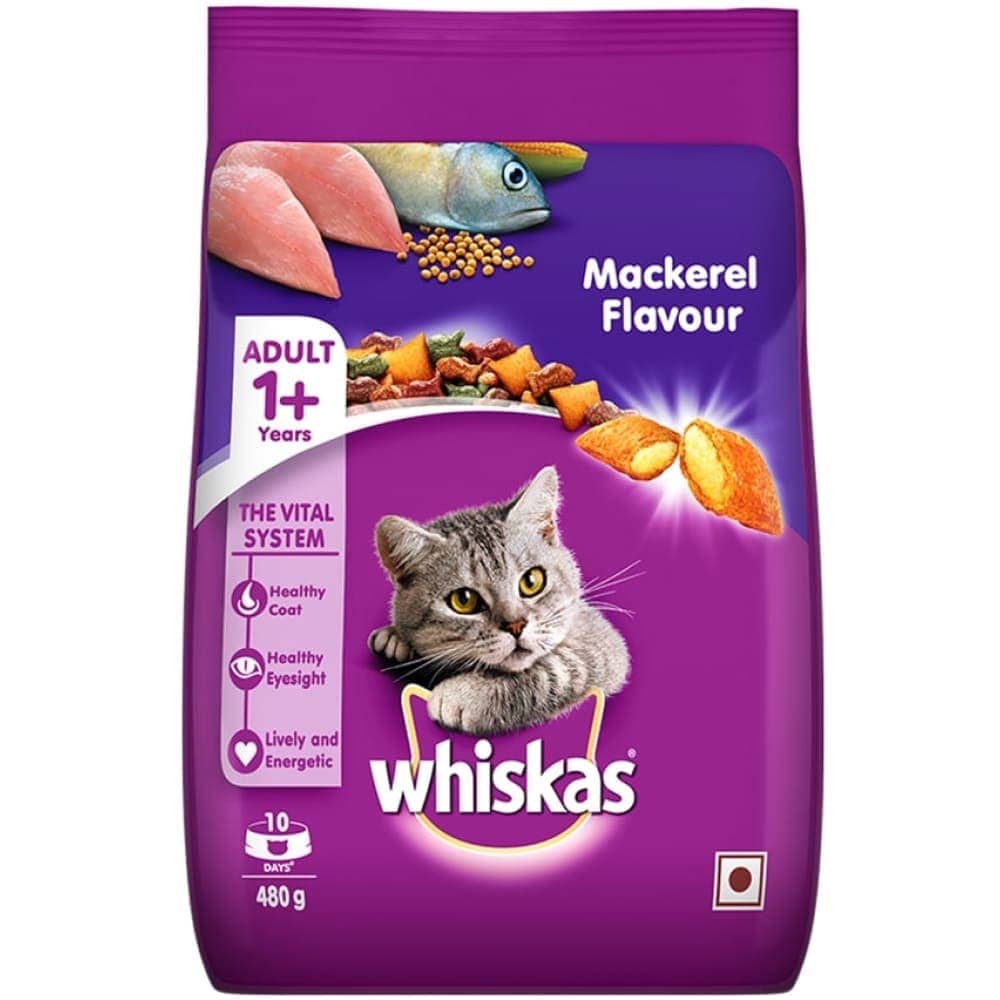 Whiskas Mackerel Flavour - 3 Kg