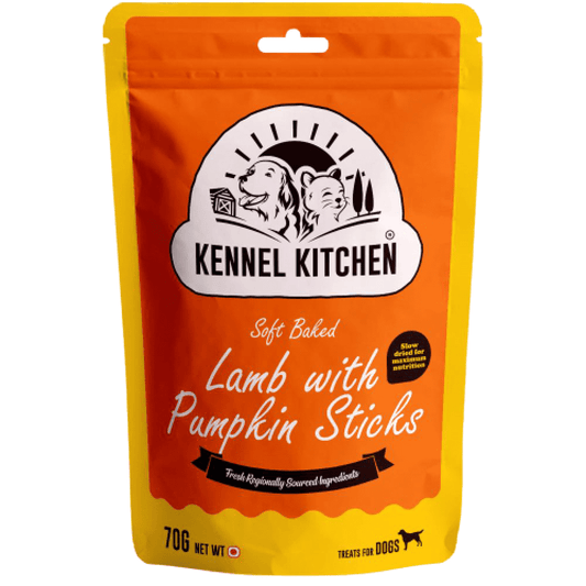 Kennel Kitchen Soft Baked Lamb with Pumpkin Sticks - 70 gms