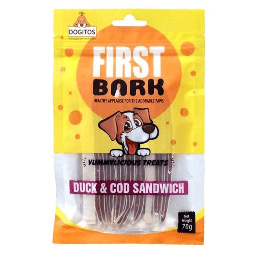 First Bark Duck & Cod Sandwich 70g