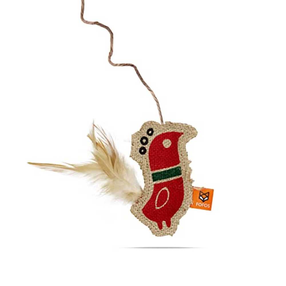 Fofos Scandi Rooster with 40cm Wooden Stick