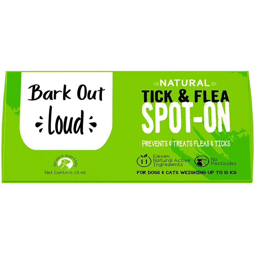 Natural tick & Flea Spot On up to 10 -30kgs